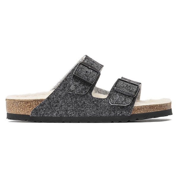 Birkenstock mules arizona feutre de laine 1019488 grisE218701_3