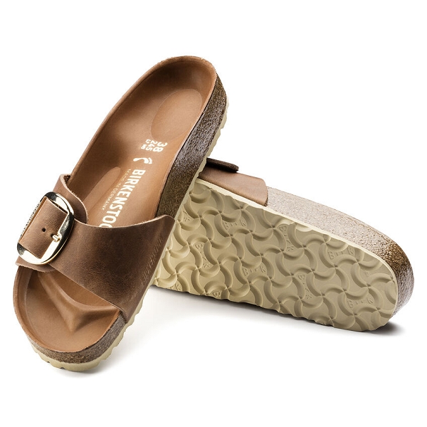 Birkenstock mules madrid big buckle 1006525 marronE267001_2