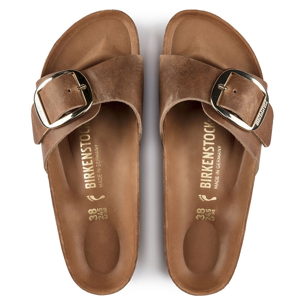 Birkenstock mules madrid big buckle 1006525 marronE267001_3