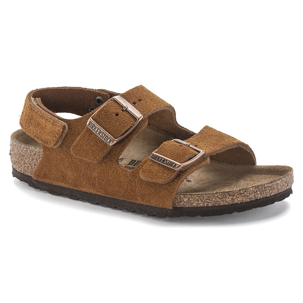 Birkenstock nu pieds et sandales milano kids 1024461 marron