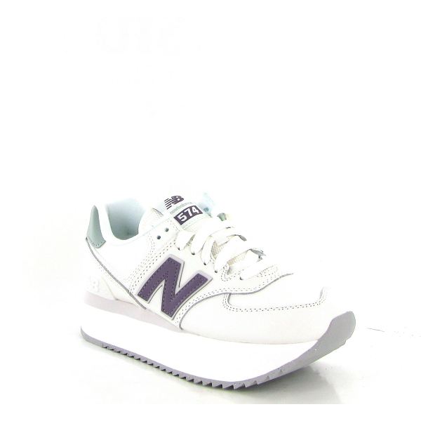 New balance sneakers wl574zfg blanc