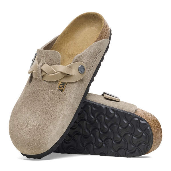 Birkenstock sabot boston leve 1026694 grisE342001_3