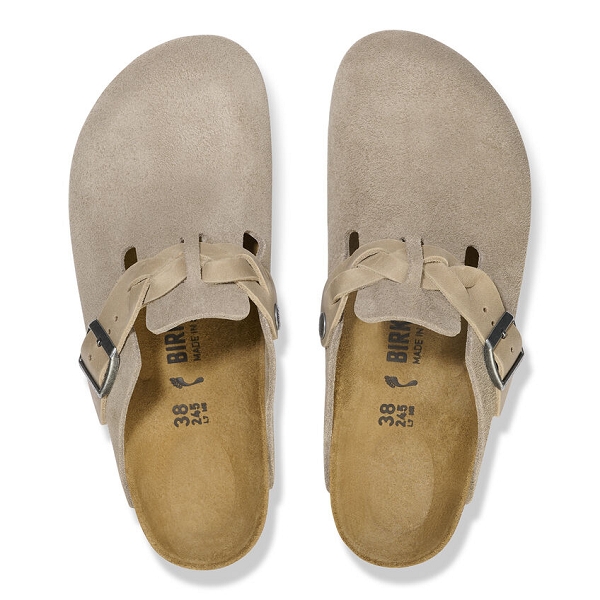 Birkenstock sabot boston leve 1026694 grisE342001_4