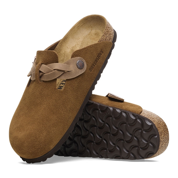 Birkenstock sabot boston leve 1026713 camelE342101_3