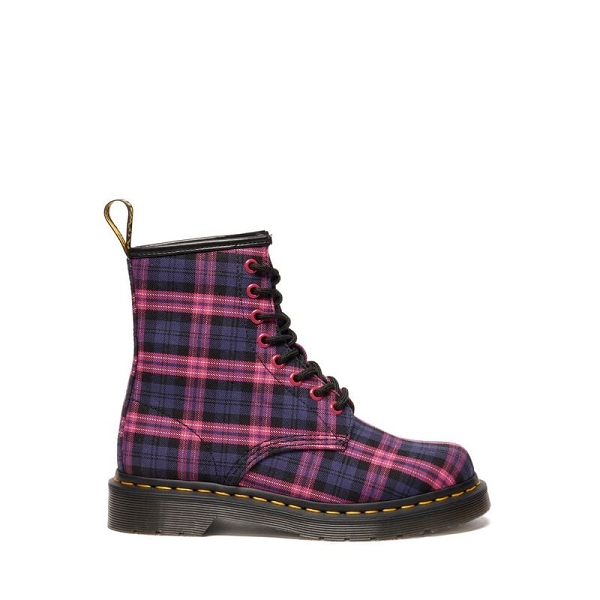 Doc martens bottines et boots 1460 tartan pink multi 41969650 roseE428901_2