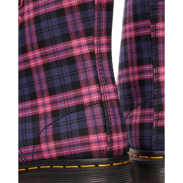 Doc martens bottines et boots 1460 tartan pink multi 41969650 roseE428901_6