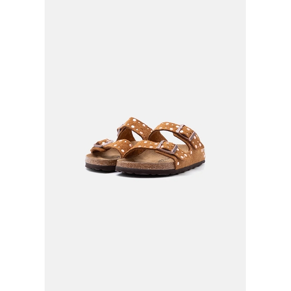 Birkenstock mules arizona rivet suede 1031731 camel
