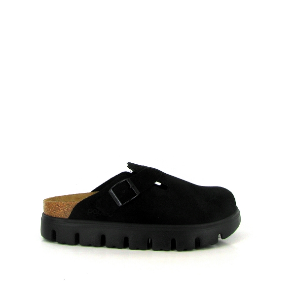 Birkenstock sabot boston chunky suede 1028317 noirE447201_2