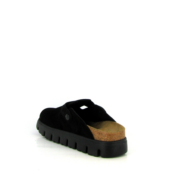 Birkenstock sabot boston chunky suede 1028317 noirE447201_3