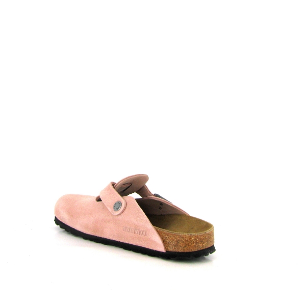 Birkenstock sabot boston suede 1031635 roseE447401_3
