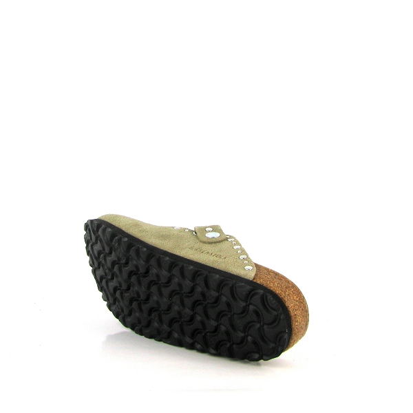 Birkenstock sabot boston rivets suede 1030418 marronE447501_4