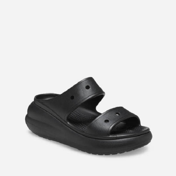 Crocs mules classic crush sandal noir