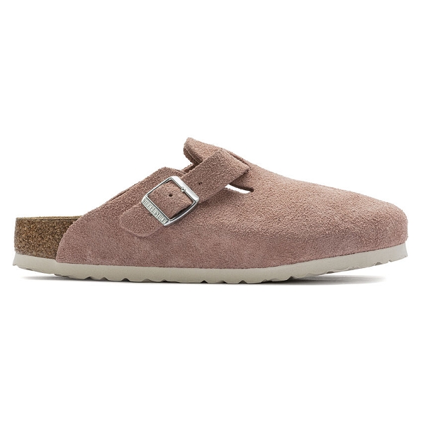 Birkenstock mules boston suede leather 1023279 roseW047101_2