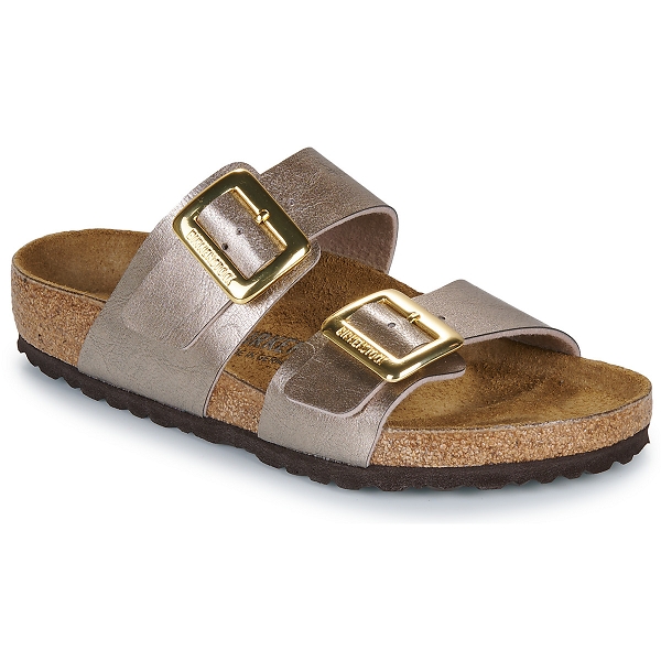 Birkenstock mules sydney cushion buckle 1029372 beige