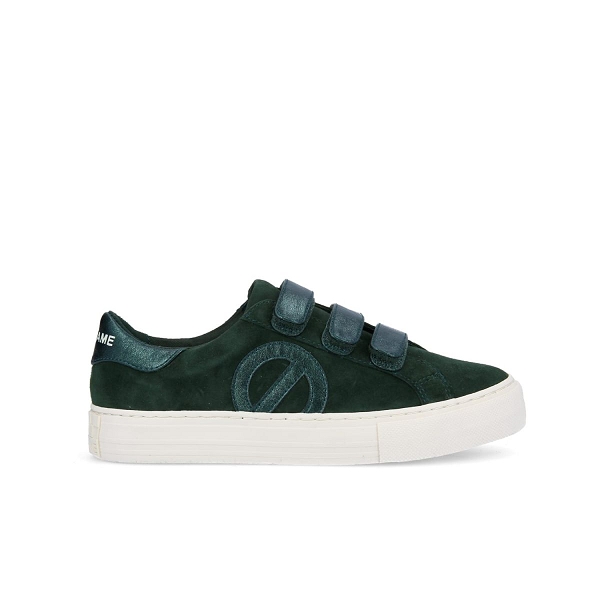 No name tennis arcade straps side suede cristy vert