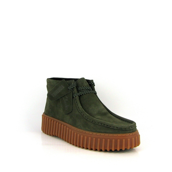 Clarks bottines et boots torhill moss kaki